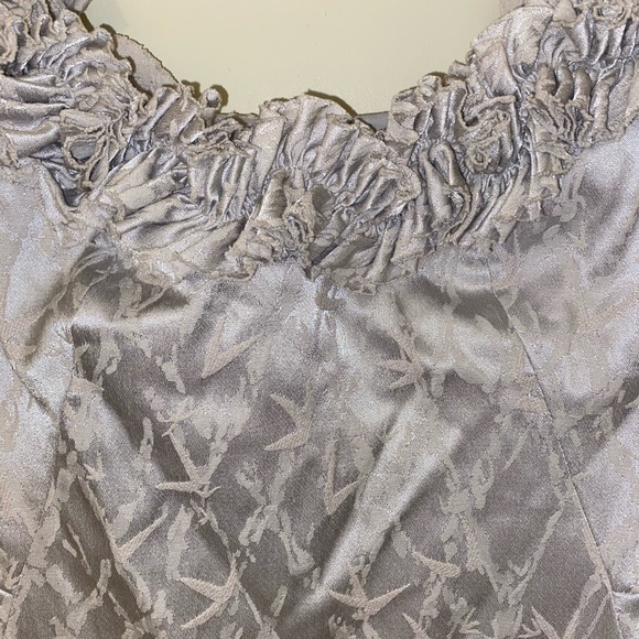 Silver Maggy London Sheath Formal Dress